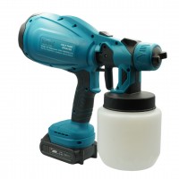 Pistol de vopsit profesional electric, fără fir, 800W, 48V, 2 Acumulatori Li-Ion, rezervor 800 ml Pistol de vopsit profesional electric, fără fir, 800W, 48V, 2 Acumulatori Li-Ion, rezervor 800 ml