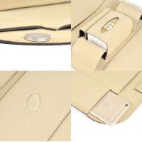 1 + 1 Gratis Organizator profesional pentru spatar scaun auto cu 6 compartimente, 40 x 63 cm, Bej