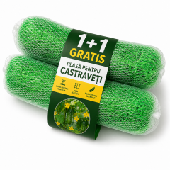 1 + 1 Gratis : Plasa pentru castraveti 2 x 10 m fiecare