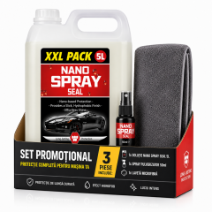 NANO XXL Pack 5L Solutie Nano cu acoperire rapida + dozator spray si laveta de aplicare