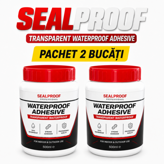 Pachet 2 x Solutie etansare profesionala, ideale in etansare acoperis, tevi, pereti, 500 ml fiecare