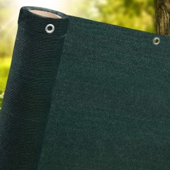 Plasa umbrire deasa 95%, 1.7 m x 50 m lungime, cu inele, 160 gr/mp, pentru garduri, balcoane etc