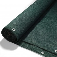 Plasa umbrire deasa 95%, 2 m x 30 m lungime, cu inele, 160 gr/mp, pentru garduri, balcoane etc