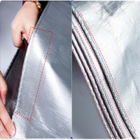 Prelata 6 x 10 m, calitate TOP, 220 g/mp, material dublu cu inele din 25 in 25 cm + cordelina 20 m