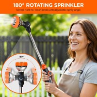 Lance de stropit cu 10 functii, cap articulat si tija, 40 cm, rotire 180 grade