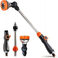 Lance de stropit cu 10 functii, cap articulat si tija, 40 cm, rotire 180 grade