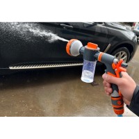 Pistol de stropit profesional cu dozator pentru substante, pentru gradina, masina, etc