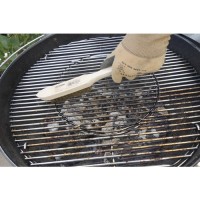 Perie de sarma otelita neagra, din lemn de artar, 5x16x24 fire