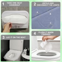 Set 100 protectii igienice pentru colac de toaleta dizolvabile in apa, pot fi aruncate in toaleta. Set 100 protectii igienice pentru colac de toaleta dizolvabile in apa, pot fi aruncate in toaleta.