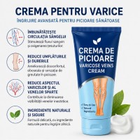 Crema pentru varice + CADOU 12 plasturi pentru varice