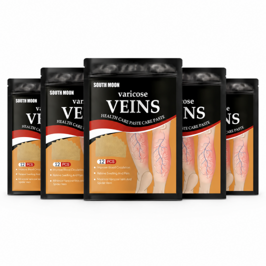 Pachet 5 x 12 Plasturi pentru varice, amelioreaza durerea, reduce inflamatia si stimuleaza