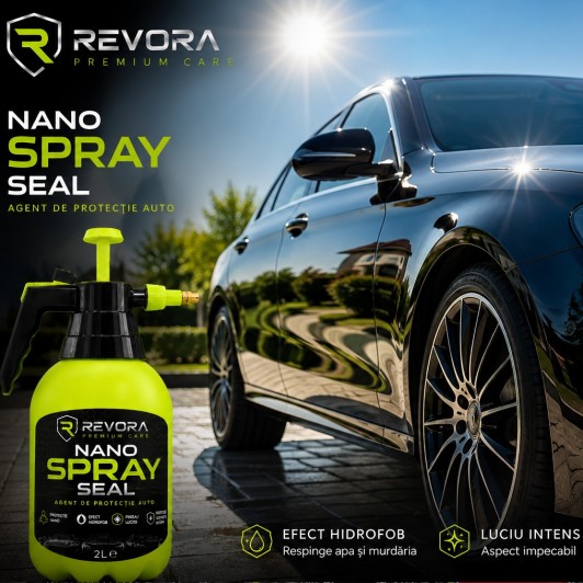 Nano Spray Seal – Agent de protectie avansat pentru autovehicule, cu atomizor, 2 litri
