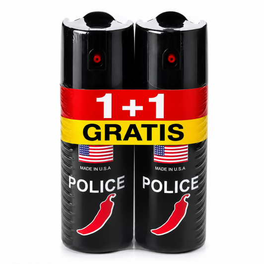 1+1 Gratis Spray Paralizant Police Autoaparare, cu Jet, 60 ml fiecare