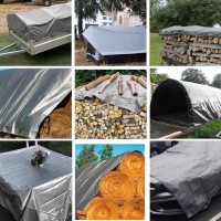 Set 2 x Prelata impermeabila 5 m x 6 m, laminata 3 straturi, rezistenta UV, densitate 170 g/mp