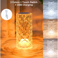 Lampa Diamond Touch RGB, USB 3 moduri, fara fir, cu telecomanda