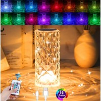 Lampa Diamond Touch RGB, USB 3 moduri, fara fir, cu telecomanda