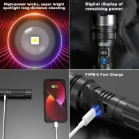 Lanterna PROCharge Profesionala, Functie Power Bank, Zoom Telescopic, Baterie 1800 mAh, Raza 500 m