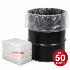 Set 50 saci din polietilena transparenti 500 x 900 mm, grosime 0.08 mm