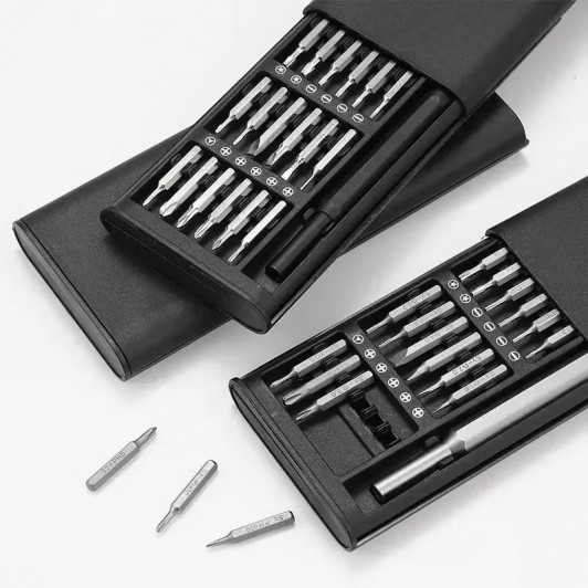 Set trusa surubelnite 25-in-1. de precizie, capete magnetice, pentru electronice