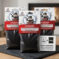Set 3 x Pudra curatare horn/cos de fum 100 g
