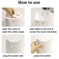 Umidificator de aer cu capacitate mare, cu 2 duze, 4 moduri de pulverizare, 3L, culoarea alb, 24 ore Umidificator de aer cu capacitate mare, cu 2 duze, 4 moduri de pulverizare, 3L, culoarea alb, 24 ore