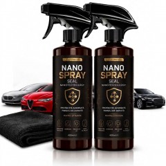 Set 2 x Spray Nano GOLD pentru masina cu acoperire rapida, 400 ml fiecare