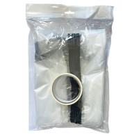 1+1 Gratis Folie de protectie pentru usa, cu fermoar, 1.2 x 2.15 metri + Banda fixare cadou