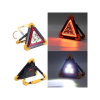 Triunghi Multifunctional, IP65, 800 lm, 2 x AA, Functie Incarcare Telefon, USB si Micro USB, COB