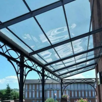 Folie cristal 1.6 m x 10 m x 0.8 mm transparenta inchidere terase foisoare ultra rezistenta
