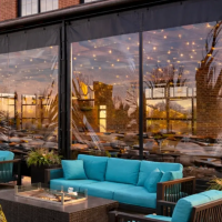 Folie cristal 1.6 m x 2 m x 0.8 mm transparenta inchidere terase foisoare ultra rezistenta