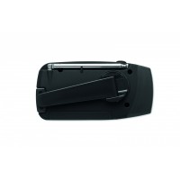 Radio portabil cu lanternă LED și powerbank 1200mAh. Autoalimentat cu energie solară și manivelă.