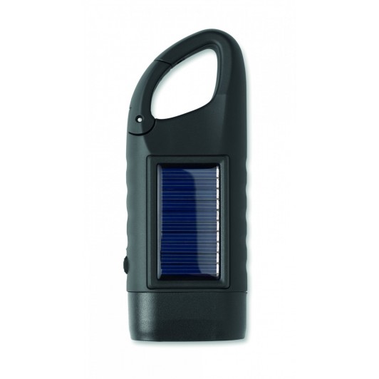Lanterna cu 3 LED-uri alimentata de panou solar si manivela dinam. Baterie 500mAh