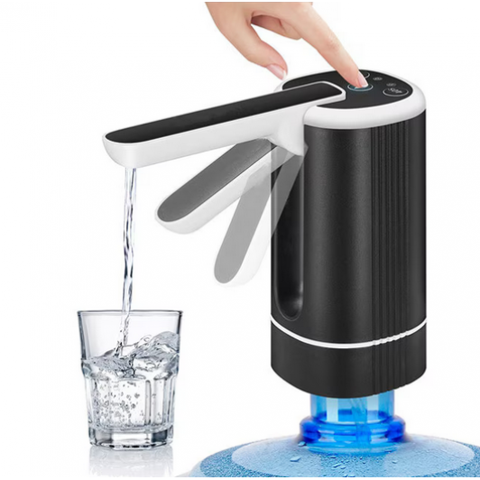 Dispenser electric portabil pentru apă, reîncărcabil USB, compatibil cu bidoane de 5 L,11 L si 18 L