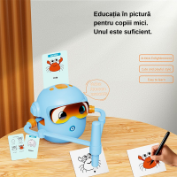 Robot de Desen Interactiv pentru Copii JQR-02 – Jucărie Educativă și Creativă, 3-8 ani
