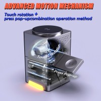 Incarcator Wireless 3 în 1 iPhone, Apple Watch și AirPods – Încărcare Rapidă 15W, Suport Magnetic