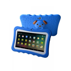Tabletă copii 7″ Android 13, 32GB, 4G + WiFi, ecran tactil, jocuri educative, albastra