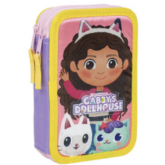 Penar complet echipat Gabby’s Dollhouse – 2 fermoare, 30 piese | Penar școlar pentru fete Penar complet echipat Gabby’s Dollhouse – 2 fermoare, 30 piese | Penar școlar pentru fete