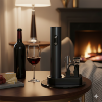 Tirbușon Electric 4-în-1 – Set Profesional pentru Deschiderea Vinului -cadou premium barbati Tirbușon Electric 4-în-1 – Set Profesional pentru Deschiderea Vinului -cadou premium barbati