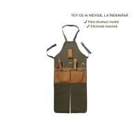 Șorț Grădinărit Multifuncțional cu Buzunare Multiple –Protecție Completă, Practic, Rezistent Șorț Grădinărit Multifuncțional cu Buzunare Multiple –Protecție Completă, Practic, Rezistent