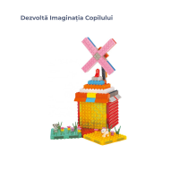 Blocuri Magnetice Copii 206 Piese | Joc Educativ STEM |  Jucărie Educativă pentru Copii 3+