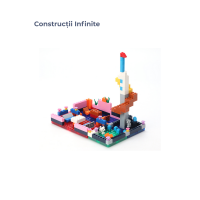 Blocuri Magnetice Copii 206 Piese | Joc Educativ STEM |  Jucărie Educativă pentru Copii 3+