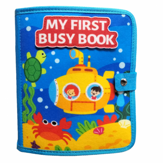 Busy Book Montessori pentru Copii  | Jucărie Senzorială pentru Dezvoltare și Învățare prin Joacă