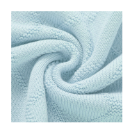 Păturică bebe 100% bumbac moale 70x90 cm – alb, bleu, roz | Confort pentru nou-născuți