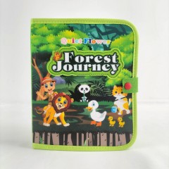 Carte Montessori din fetru cu activități,Jucărie educativă copii, motricitate și învățare prin joacă