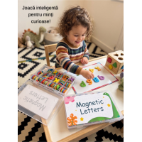 Set Litere Magnetice pentru Copii – Alfabet Colorat, Joc Educativ Interactiv 3+ Ani