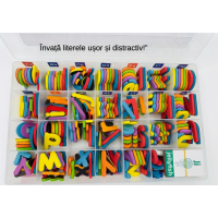 Set Litere Magnetice pentru Copii – Alfabet Colorat, Joc Educativ Interactiv 3+ Ani