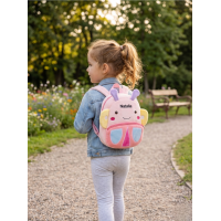 Rucsac Personalizat Copii cu Nume – Ghiozdan Grădiniță Model Drăgălaș, Ușor și Confortabil