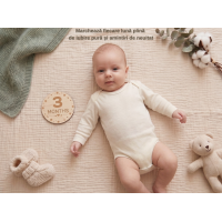 Set discuri milestone bebeluși din lemn – 1-12 luni + „Hello World” | Ideal pentru poze memorabile