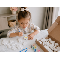 Cadou de 1 Iunie – Set Figurine Ipsos de Pictat pentru Copii | 25 Figurine| Activitate Creativă