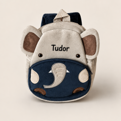 Rucsac Personalizat pentru Copii cu Nume – Model Elefănțel, Rucsac Grădiniță și Creșă Rucsac Personalizat pentru Copii cu Nume – Model Elefănțel, Rucsac Grădiniță și Creșă